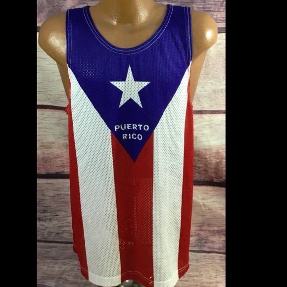 Puerto Rico Shirts Flag Jersey Shirt Tank Top Mens Med Poshmark